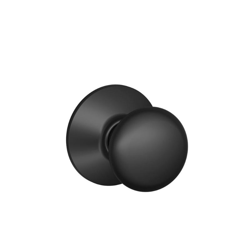 Photo 1 of  Plymouth Matte Black Passage Hall/Closet Door Knob 