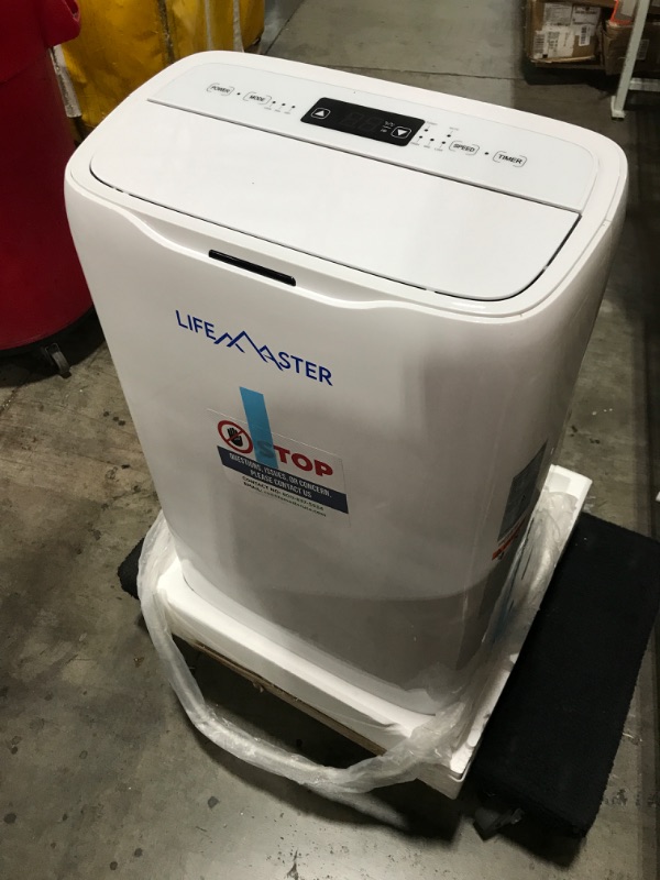 Photo 2 of  Lifemaster LMDUAL44 LMPAC Portable Air Conditioner, 14,000 BTU Dual Hose, White 