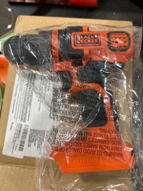 Photo 2 of BLACK+DECKER 20V MAX Cordless Drill and Driver