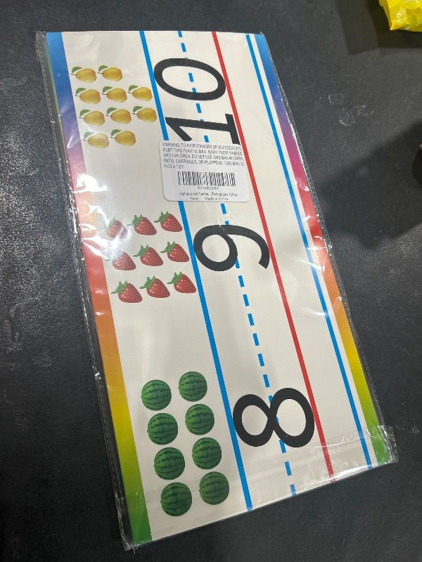 Photo 1 of Traditional Manuscript Alphabet and Numbers with Photographs Bulletin Board Set Classroom Wall Line