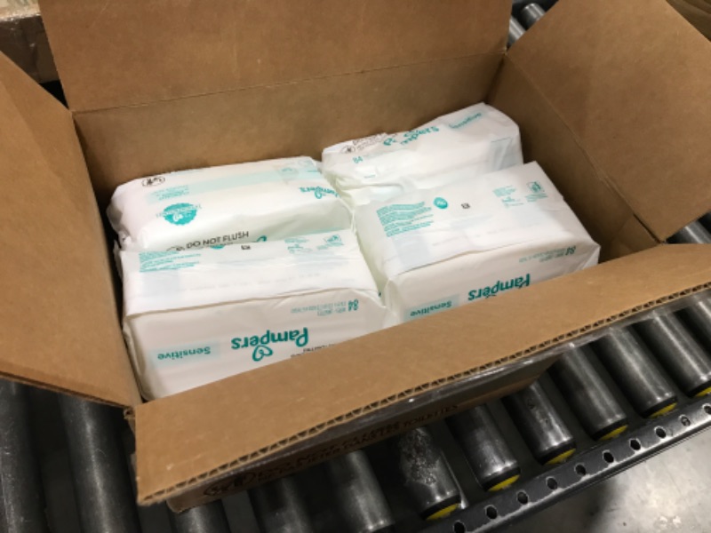 Photo 2 of  Pampers Sensitive Baby Wipes (Case of 12 Packs) 