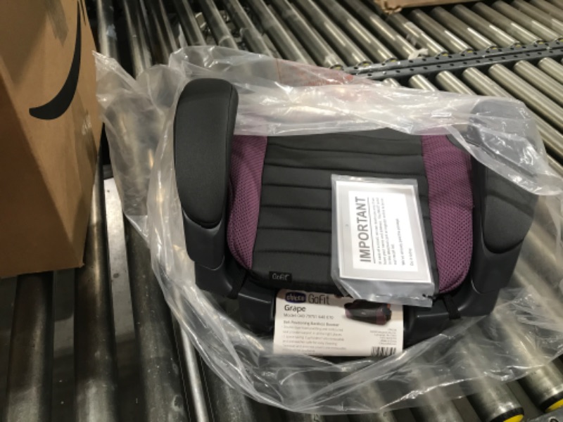 Photo 2 of  Chicco GoFit Backless Booster Car Seat - Grape 