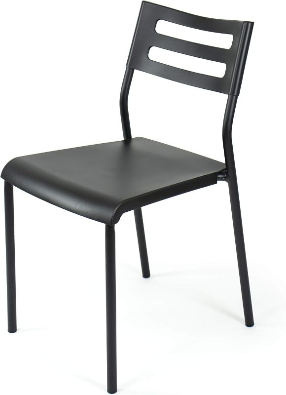 Photo 1 of  Lucky Theory Humble Crew Lightweight Desk Chair, Black 19D x 16W x 30H in 