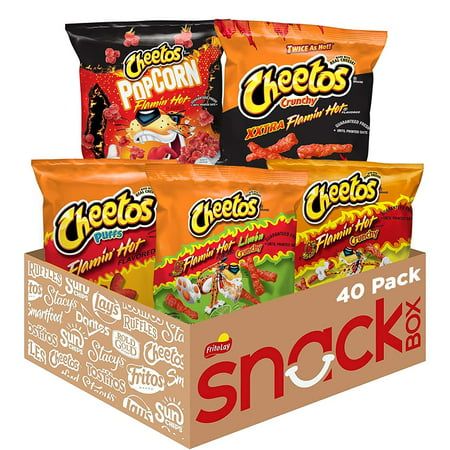 Photo 1 of  Cheetos Flamin Hot Mix Variety Pack (40 Count) BEST BY 02 JUL 2024