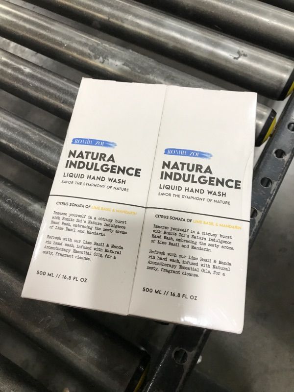 Photo 1 of  Natura Indulgence Foaming Hand Soap - Luxury Hand Wash Soap for Bathroom & Kitchen - Citrus Sonata of Lime Basil & Mandarin - 500 ML / 16.8 FL OZ(Pack of 2) 