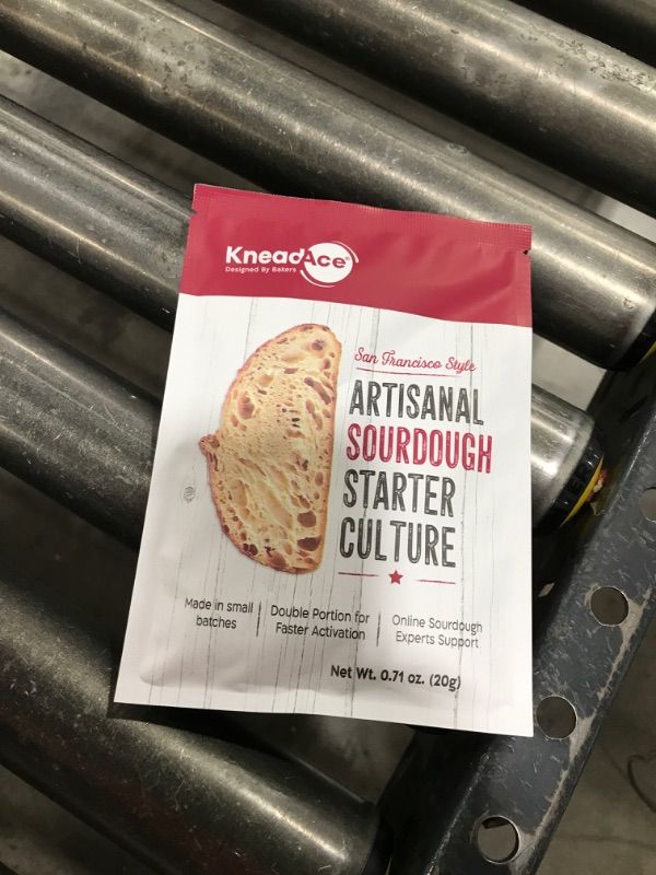 Photo 1 of  KneadAce Sourdough Starter Culture, Fast Activation Sour dough Starter, Your Cornerstone of Perfect Sourdough Bread Baking. BEST BY 28 FEB 2027