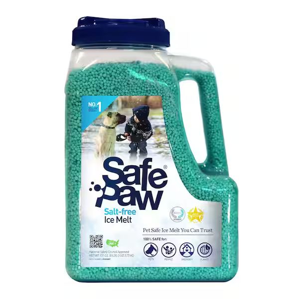 Photo 1 of  Safe Paw - Child and Pet-Safe Salt-Free Ice Melt - 8.3 Lb Jug 