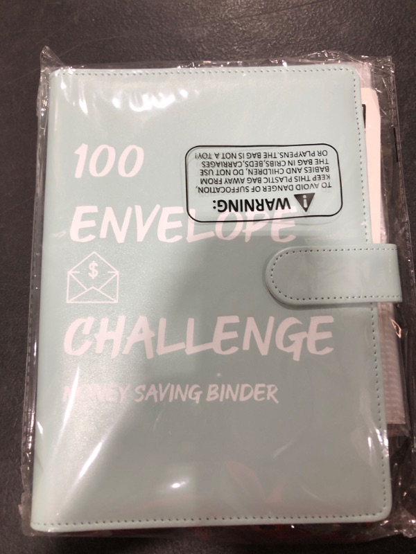 Photo 2 of 100 Envelopes Money Saving Challenge Binder, Budget Binder Savings Challenges Book with Cash Envelopes, A5 Budget Planner Book to Save $5,050