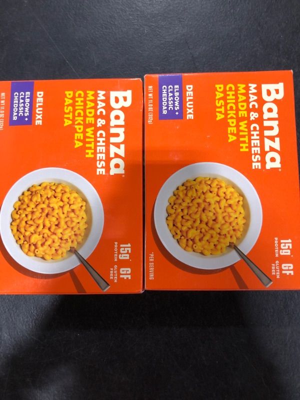 Photo 1 of 2 PACK Banza Mac & Cheese, Elbows + Classic Cheddar - 11.0 oz
