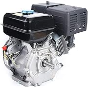 Photo 1 of 15HP 4 Stroke Gas Engine Single Cylinder 420CC Go Kart Log Splitter Gasoline Motor Engine with Forced Air Cooling System Manual Recoil Start 3600 RPM Multi-Purpose Engine Motor (Black)
