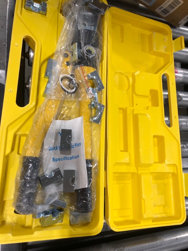 Photo 1 of 16 Ton Hydraulic Wire Battery Cable Lug Terminal Crimper Crimping Tool with 11 Dies for Crimping Wires and Butt Connectors