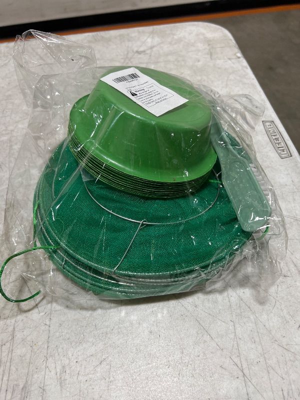 Photo 1 of 10 Pack Fly Traps Outdoor Hanging, Stable Fly Trap with Fly Bait, Reusable Fly Killer, Ranch Fly Trap, Fly Control Fly Hunter for Family Farm Park Orchard Garden