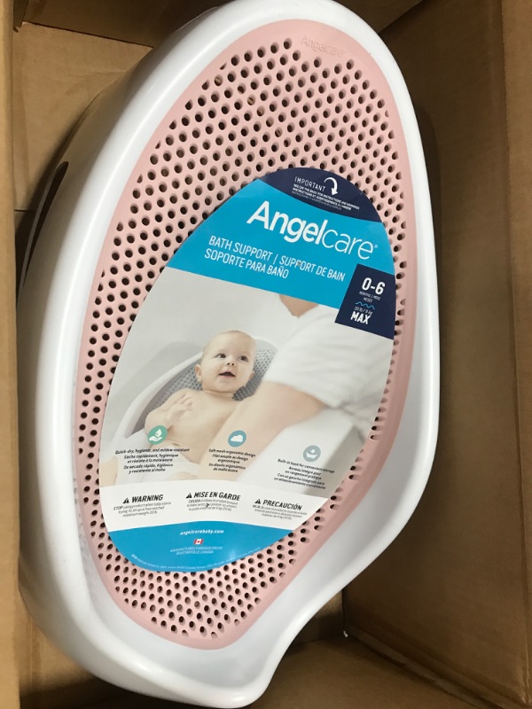 Photo 2 of Angelcare Baby Bath Support (Pink) | Ideal for Babies Less than 6 Months Old