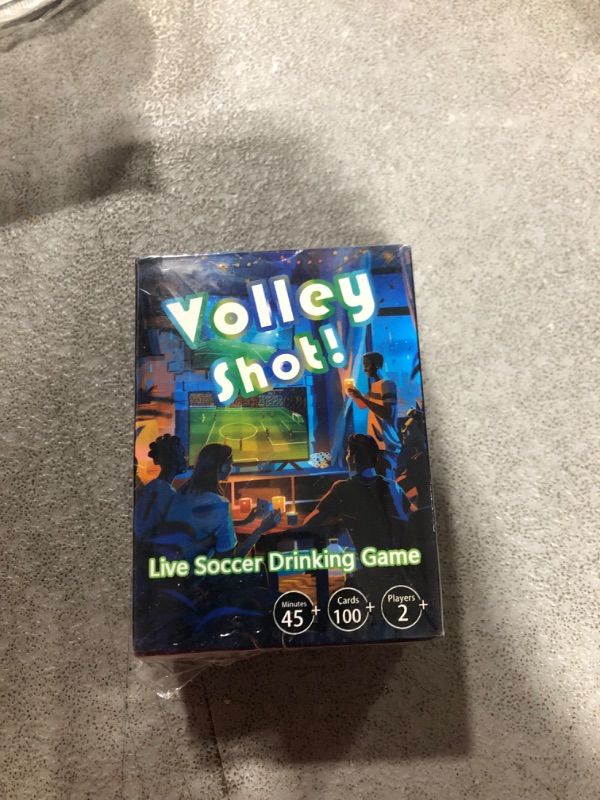 Photo 2 of QUEKA KANBAI Volley Shot! Live Soccer Drinking Cards Game for Family Game Night, Party Game Night, Soccer Funs, Easy Games for Adult Game Nights - 2024 New Edtion