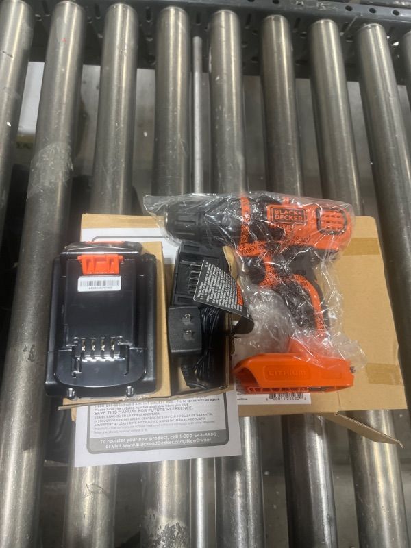 Photo 2 of BLACK+DECKER 20V MAX Cordless Drill and Driver