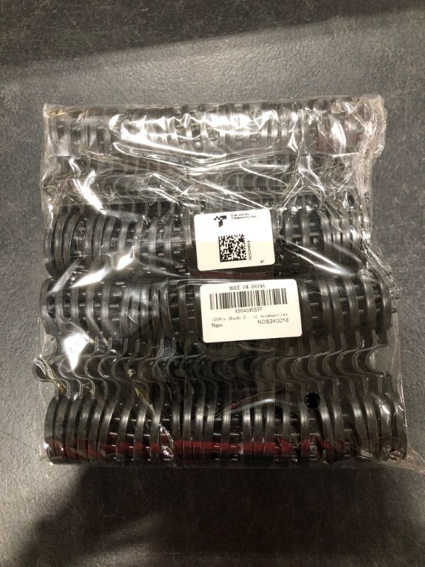 Photo 2 of 100Pcs Shade Cloth Clips, 2024 New Shade Cloth Heavy Duty Lock Grip, Reusable Plastic Black Clips for Greenhouse Outdoor Garden Shade Netting, Anti Bird Netting, Shade Fabric Accessories