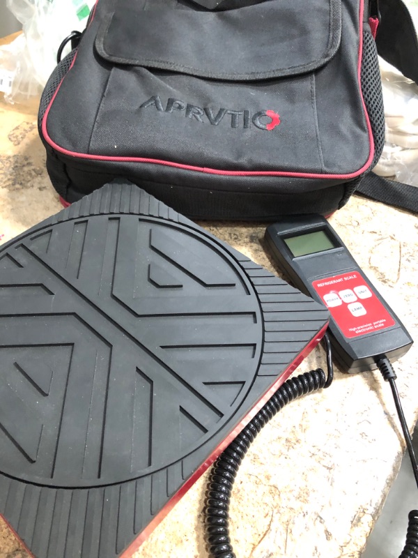 Photo 1 of **UNABLE TO TEST, REQUIRES BATTERIES**
Aprvtio Refrigerant Weight Scale 
