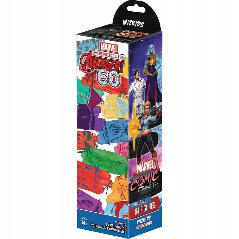 Photo 1 of Avengers 60th Anniversary - 5 assorted superhero figures