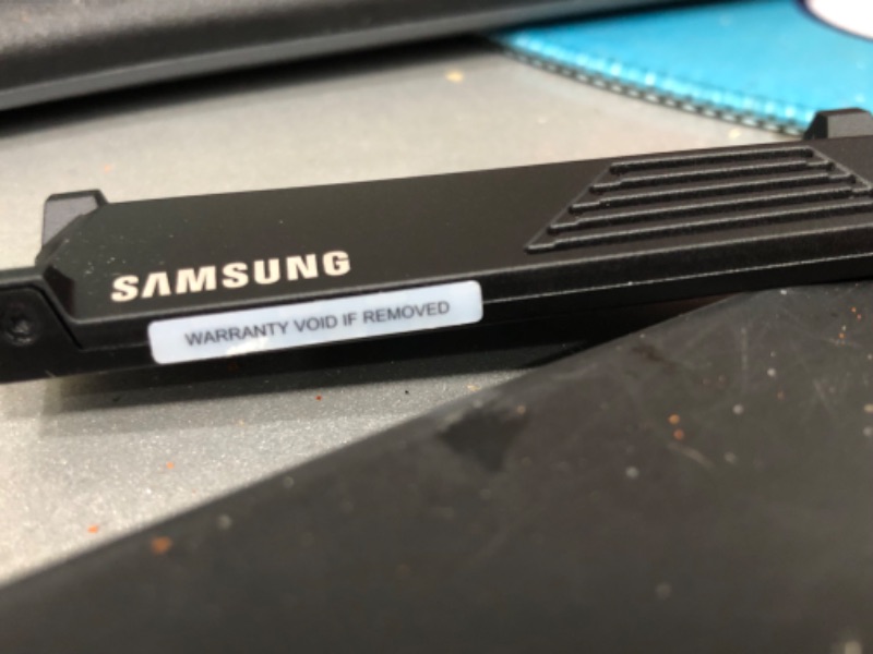 Photo 4 of **SEE CLERK COMMENTS**
SAMSUNG 990 PRO w/Heatsink SSD 4TB, PCIe Gen4 M.2 2280 Internal Solid State Hard Drive, Seq. Read Speeds Up to 7,450MB/s for High End Computing, Workstations, Compatible w/PlayStation 5, MZ-V9P4T0CW