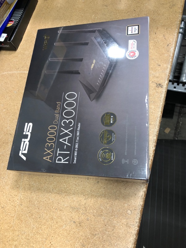 Photo 2 of *FACTORY SEALED* AX3000 Dual Band WiFi 6 (802.11ax) Router