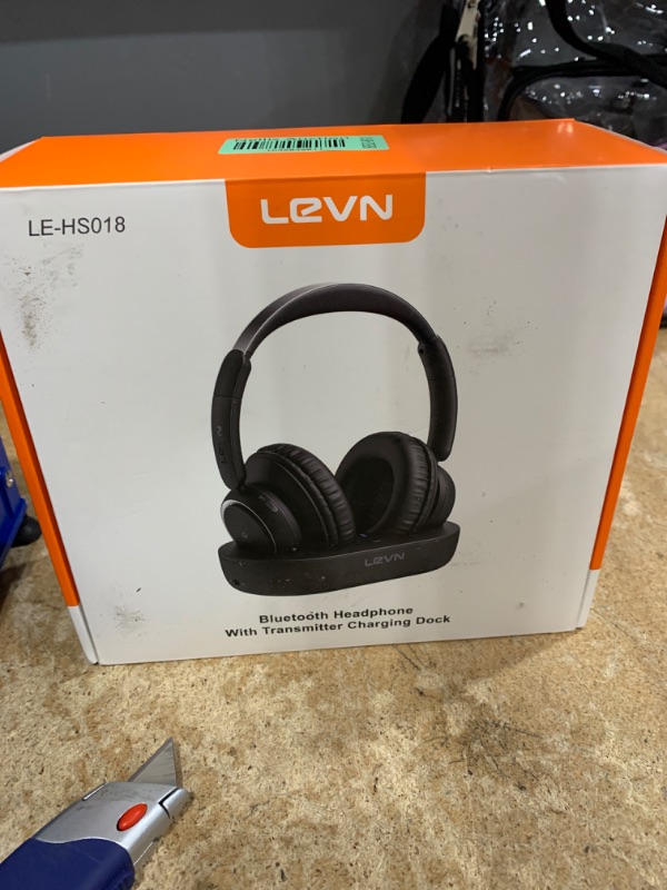 Photo 1 of [2024 Updated] LEVN Wireless Headphones for TV Watching, TV Headphones Wireless for Seniors with TV Transmitter Charging Base, Bluetooth Headphones for TV, No Audio Delay, Gift for the Elderly/Parents