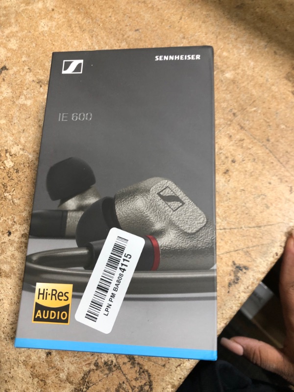 Photo 2 of ***FACTORY SEALED*** Sennheiser IE 600 in-Ear Audiophile Headphones - TrueResponse Transducers for exquisitely Neutral Sound, Detachable Cable with Flexible Ear Hooks, Includes Balanced Cable, 2-Year Warranty