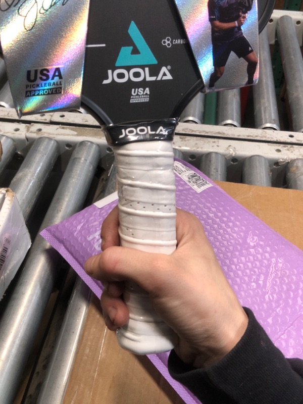 Photo 2 of ***MINOR DAMAGE SEE NOTES***
JOOLA Vision Pickleball Paddle with Textured Carbon Grip Surface Technology for Maximum Spin and Control with Added Power - Polypropylene Honeycomb Core Pickleball Racket 16mm