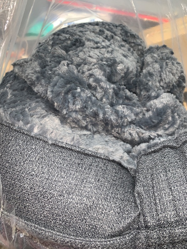 Photo 1 of Bedsure Orthopedic Dog Bed for Extra Large Dogs - Egg Foam Dog Sofa Bed, Bolster Couch Pet Bed with Removable Waterproof Washable Cover, Comfy Plush Velvet Fluff Surface, Nonskid Bottom, Charcoal