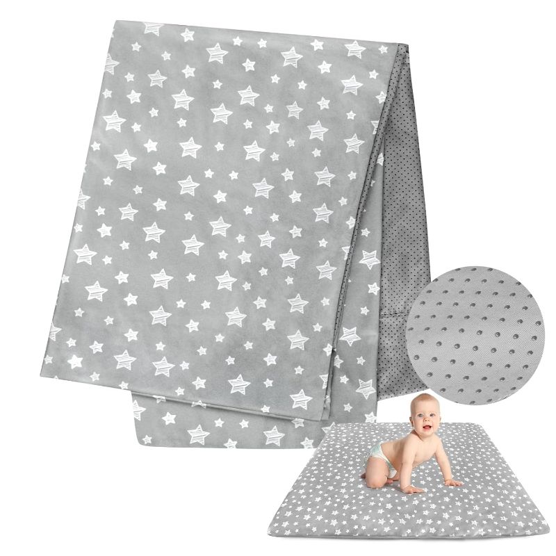 Photo 1 of 
Baby Playpen Mat Cover (only Cover) Fit for 50" X 50" Baby Playpen Mat, Non Slip Waterproof Playpen Mat Protector 50" X 50"