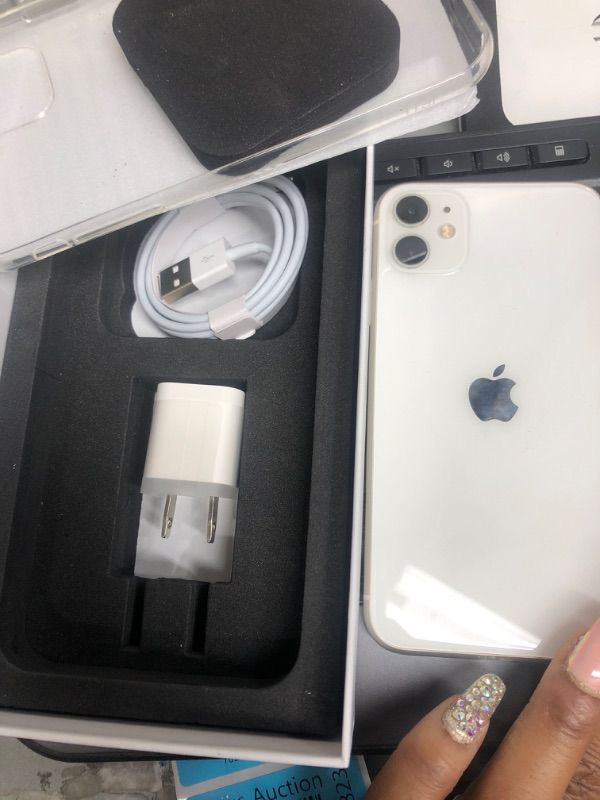 Photo 3 of Apple iPhone 11, US Version, 128GB, White - Unlocked (Renewed))---- PASSWORD PROTECTED ----SOLD AS IS ---