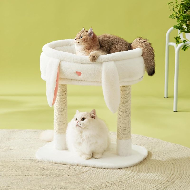 Photo 1 of ***USED - LIKELY MISSING PARTS - UNABLE TO VERIFY FUNCTIONALITY***
Lesure Cute Cat Tree Tower - Cat Tower with Nature Sisal Scratching Post for Indoor Large Cats and Kittens, Featuring with Soft Removable Cat Bed,Wide Perch, Playful Toy, 22x16.5x22.8in?Cr