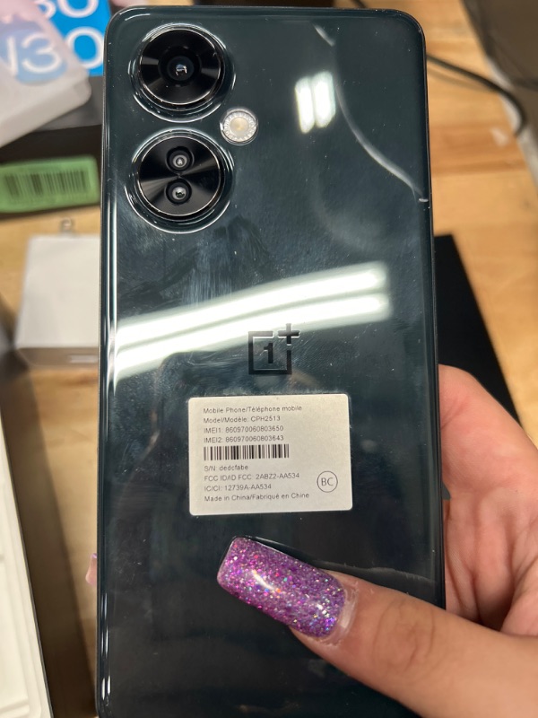 Photo 3 of ****POWERS ON ,****OnePlus Nord N30 5G | Unlocked Dual-SIM Android Smart Phone | 6.7" LCD Display | 8 +128GB | 5000 mAh Battery | 50W Fast Charging | 108MP Camera | Chromatic Gray