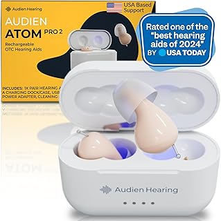 Photo 1 of Audien Hearing Atom Pro 2 OTC Hearing Aid