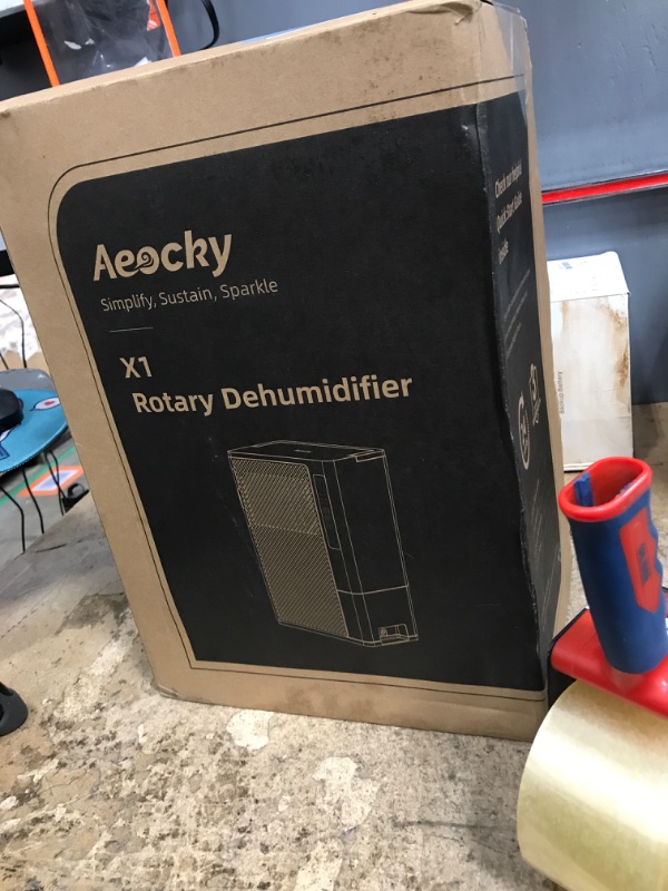 Photo 3 of 1200 SqFt Rotary Dehumidifier AEOCKY 10 Pint Dehumidifier for Bedroom with Drain Hose,Never Frost,Ultra Quiet Small Portable Desiccant Dehumidifiers for Basement, Home, Bathroom, RV