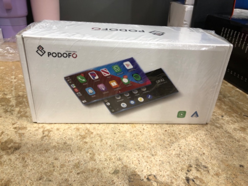 Photo 4 of ***FACTORY SEALED*** Podofo 10.26" Touchscreen Wireless Apple Carplay Portable Car Stereo Android Auto