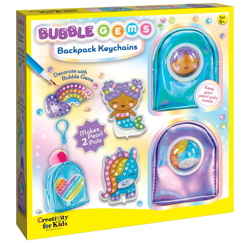 Photo 1 of 200pc Bubble Gems Backpack Keychains Diamond Painting Kit