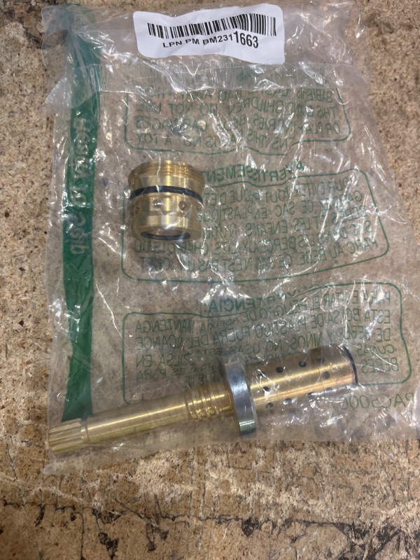 Photo 2 of ***PARTS ONLY*** Enhon 1 Set Valve Rebuild Kit Replacement Compatible with Symmons Temptrol Valve, TA-10 Spindle Assembly, TA-4 Hot and Cold Seats, T-11 Washer, Fix Tub/Shower Valve Leak, Solid Brass