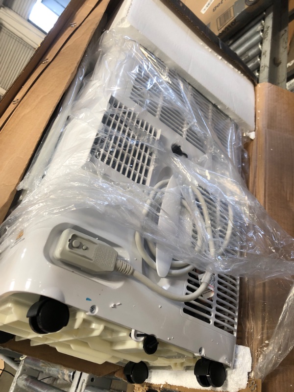 Photo 2 of * SEE NOTES* SereneLife SLACP14 Single Duct Portable Air Conditioner-14000 BTU Capacity (Ashrae) Compact Home A/C Cooling Unit with Built-in Dehumidifier & Fan Modes, Includes Window Mount Kit (White) 1400 BTU