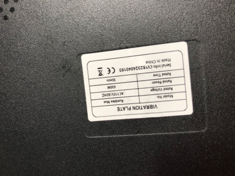 Photo 8 of ***USED - POWERS ON - UNABLE TO TEST FURTHER***
LifePro Rumblex Max 4D Vibration Plate Exercise Machine with Loop Resistance Bands - Full Body Workout Equipment for Home Fitness, Shaping, Training, Recovery, Weight Loss