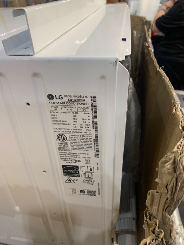 Photo 1 of 12,000 BTU Dual Inverter Smart Window Air Conditioner
