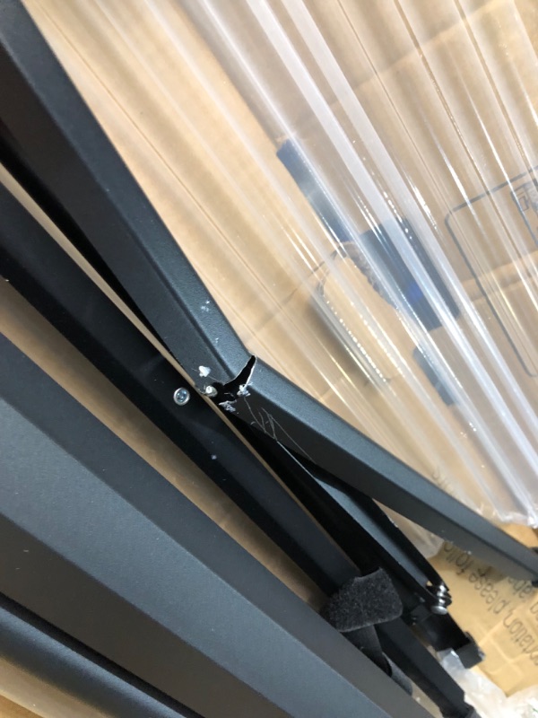 Photo 5 of ***MAJOR DAMAGE - STAND BROKEN - SEE PICTURES - UNABLE TO VERIFY FUNCTIONALITY OF OTHER PARTS - SEE PICTURES***
PropVue Projector Screen with Stand 100 inch - 16:9 HD Premium Wrinkle-Free Tripod Screen for Projector with Carry Bag and Tight Straps