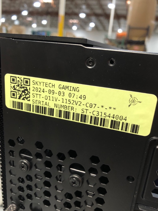 Photo 9 of ***USED - VIDEO DOESN'T WORK ON GPU - UNABLE TO TROUBLESHOOT - SEE PICTURES***
Skytech O11 Vision Gaming PC Desktop, Ryzen 7 7800X3D 4.2 GHz (5GHz Turbo Boost), NVIDIA RTX 4090 Super 16GB, 2TB Gen4 SSD, 32GB DDR5 RAM 5600 RGB, 1000W Gold ATX 3.0 PSU, ARGB