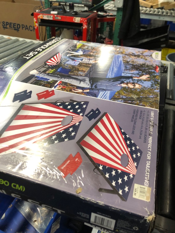 Photo 2 of ***STOCK PHOTO REFERENCE ONLY***
Triumph Patriotic 2x3 Stars and Stripes Cornhole Game
