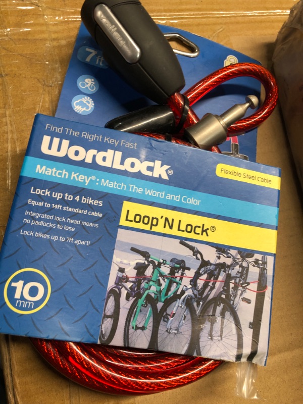 Photo 2 of ***FACTORY SEALED*** ***STOCK PHOTO REFERENCE ONLY*** WORDLOCK Loop 'N Lock 10mm