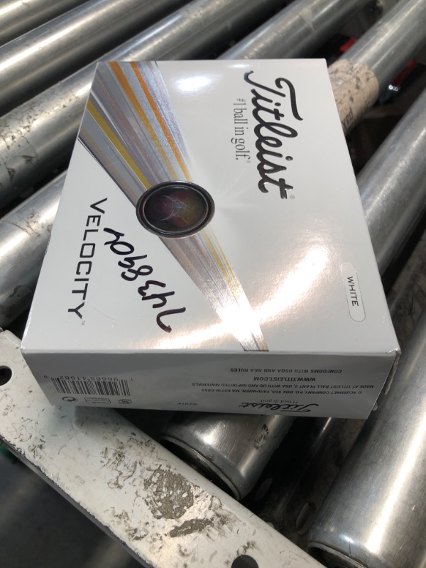 Photo 2 of ***CHECK CLERK NOTES*** Titleist Velocity Golf Balls (One Dozen)