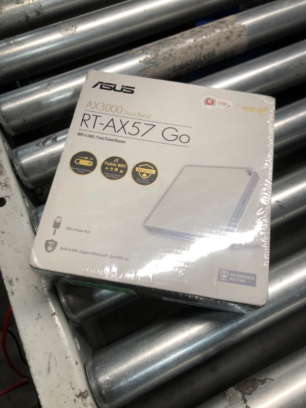 Photo 4 of ***FACTORY SEALED***ASUS RT-AX57 Go - AX3000 Dual Band WiFi 6 (802.11ax) Travel Router, Support 4G/5G Mobile tethering&Public WiFi (WISP) Mode, Subscription-Free Network Security, VPN Features, AiMesh, Guest Portal***FACTORY SEALED***