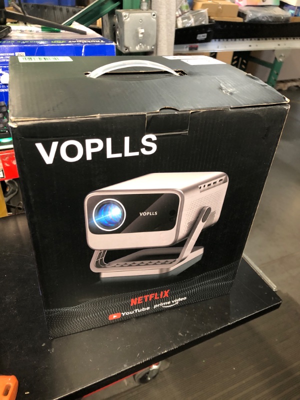 Photo 2 of [Netflix Officially and AI Auto Focus] VOPLLS 4K Projector with WiFi and Bluetooth