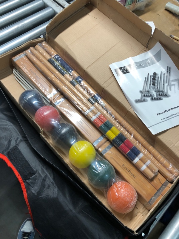 Photo 2 of **NON-REFUNDABLE** (PARTS) Franklin Sports Croquet Set - Intermediate Croquet Set with Mallets