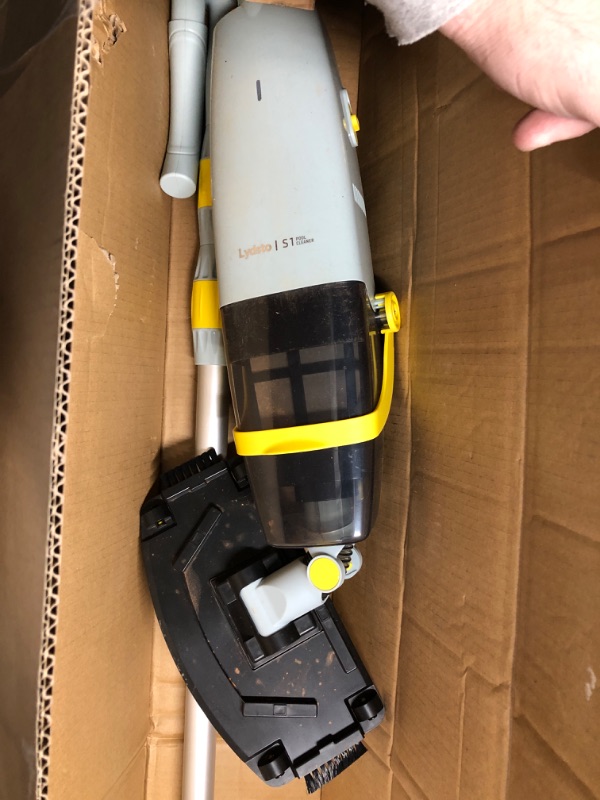 Photo 2 of (2024 Upgraded) Lydsto Handheld Pool Vacuum with Telescopic Pole, Cordless Rechargeable Pool Vacuums Cleaner, 60 Mins Running Time, Deep Cleaning for Above & In-ground Pools, Hot Tubs, Spas