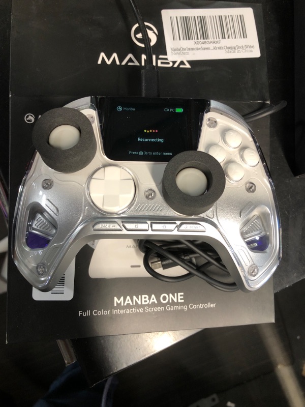 Photo 2 of (No Drift) ManbaOne Interactive Screen Wireless Gaming Controller for Switch/PC/iOS/Android